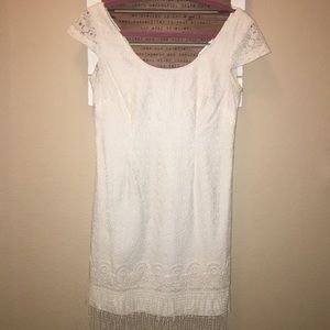 White Lace Lily Pulitzer Sun Dress